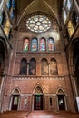 Inside of Saint Catharine Church in Eindhoven Royalty Free Stock Photo
