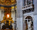 Inside Saint Peter's Basilica