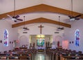 Inside Saint Richards church, Borrego Springs, CA, USA