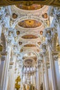 Inside of Saint Stephen Cathedral in Passau.
