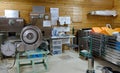 Inside of Sake wine factory in Akita, Japan