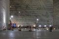 Inside Salt mine in Europe Slanic Prahova, Romania