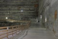 Inside Salt mine in Romania, Slanic Prahova, Europe Royalty Free Stock Photo