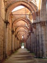 Inside San Galgano Royalty Free Stock Photo