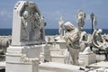 Inside Santa Maria Magdalena de Pazzis cemetery Royalty Free Stock Photo