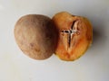 Boron Deficiency symptoms on sapota fruit is a popular disease in Viet Nam.