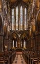 Inside secluded chancel area at Glasgow Cathedral, Scotland UK.