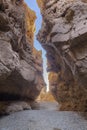 Inside Sesriem Canyon Royalty Free Stock Photo