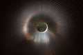 Inside Sewer Pipe Royalty Free Stock Photo