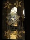 Inside Sheikh Zayed Mosque, Abu Dhabi, UAE Royalty Free Stock Photo