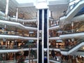 Inside the shopping centre. Royalty Free Stock Photo