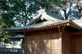 Inside the shrine`s precinct Royalty Free Stock Photo