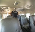 Inside small airplane on Hawaii flight Royalty Free Stock Photo