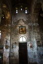 Inside a small Orthodox Christian church