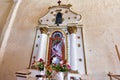 Inside of the Spanish Catholic Church in Raqchi-Peru 88 Royalty Free Stock Photo