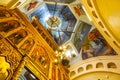 009 - Inside St. Basil`s Cathedral view of red square Royalty Free Stock Photo