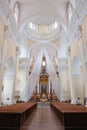 Inside of St Casimir Jesuit church. Vilnius. Lithuania.