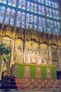 Inside St. George Chapel. Windsor Castle. UK
