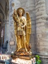 Inside of St Michael & St Gudule cathedral