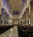 Inside St Patrick`s Cathedral Royalty Free Stock Photo