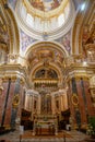 Inside St Paul`s Cathedral,Mdina