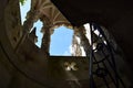 Inside. Stairway. Quinta da Regaleira. Sintra. Portugal. Fragment. Architecture. Dark. Mysterious. Palace. Style. Beautiful.