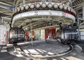 Inside of station of ropeway Funitel in resort Jasna in Low Tatras mountains, Slovakia