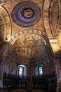 Inside Stavropoleos monastery, Bucharest, Romania