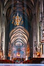 Inside of Stephansdom cathedral Royalty Free Stock Photo