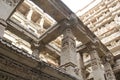 Inside stepped well of Patan, India Royalty Free Stock Photo
