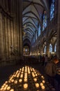 Inside Strasbourg cathedral of Our Lady