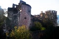 Inside and structure building of ancient ruins Heidelberg Castle or Heidelberger Schloss for german people and foreigner travelers Royalty Free Stock Photo