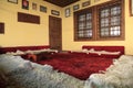 Inside a sufi tekke, a kind of muslim monastery