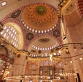 Inside of the Suleymaniye Mosque