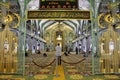 Inside of Sultan Mosque Singapore Royalty Free Stock Photo