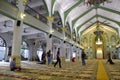 Inside of Sultan Mosque Singapore Royalty Free Stock Photo