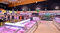 Warsaw, Poland. 12 July 2023. Inside supermarket Lidl..