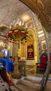 Inside of the synagogue Choral Temple, Bucharest, Romania Royalty Free Stock Photo