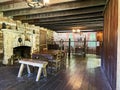 Inside the 1800 Tavern in Spring Mill State Park