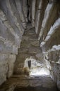 Inside the 4th Dynasty Pyramid of Meidum Royalty Free Stock Photo