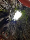 Inside top of Batu Cave, Malaysia Royalty Free Stock Photo
