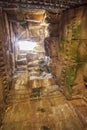 Inside tower of Prasat Bayon in the morning, Angkor Thom, Siem Reap, Cambodia.