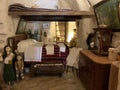 Inside the traditional Sasso, house, at the Sassi of Matera, Matera, Italy