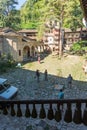 Inside the Troyan Monastery in Bulgaria