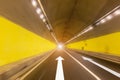Inside tunnel motion blur Royalty Free Stock Photo