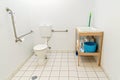 Inside A Unisex Disabled Toilet Royalty Free Stock Photo