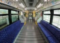 View to the east beyond the new Yui Rail Tedakoura Uranishi Station in Okinawa Royalty Free Stock Photo