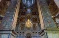 Inside the Uspensky Cathedral in the city of Rostov Velikiy