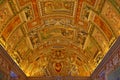 Inside the Vatican Museum one of the largest museums in the world Vatican Galleries Royalty Free Stock Photo