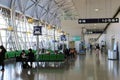 Inside view of the airport of kix Royalty Free Stock Photo